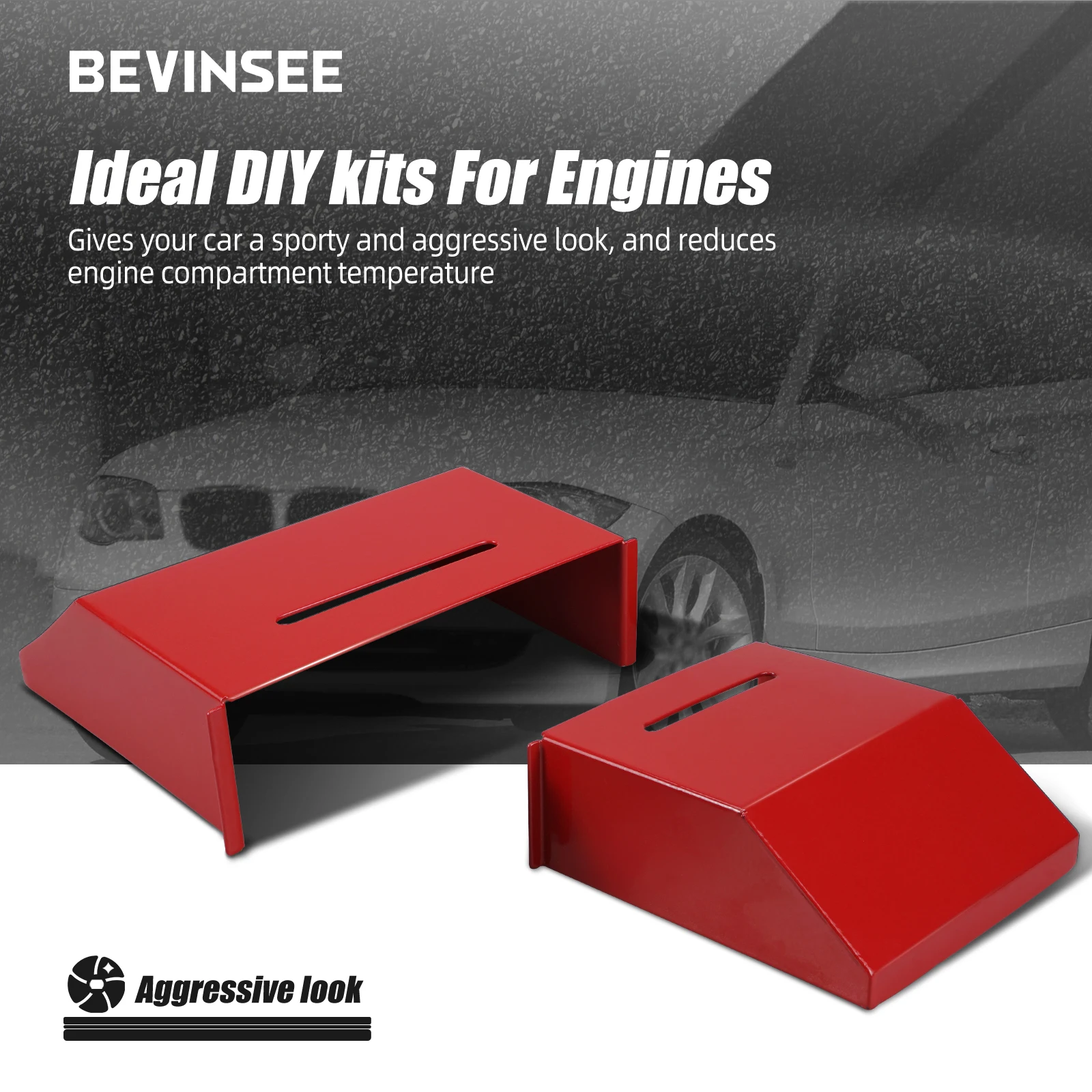 BEVINSEE مدخل هواء المجارف لسيارات BMW E82 E87 E81 E88 4 اسطوانات 116i 116d 118i 118d 120i 120d 123d 2004-2012