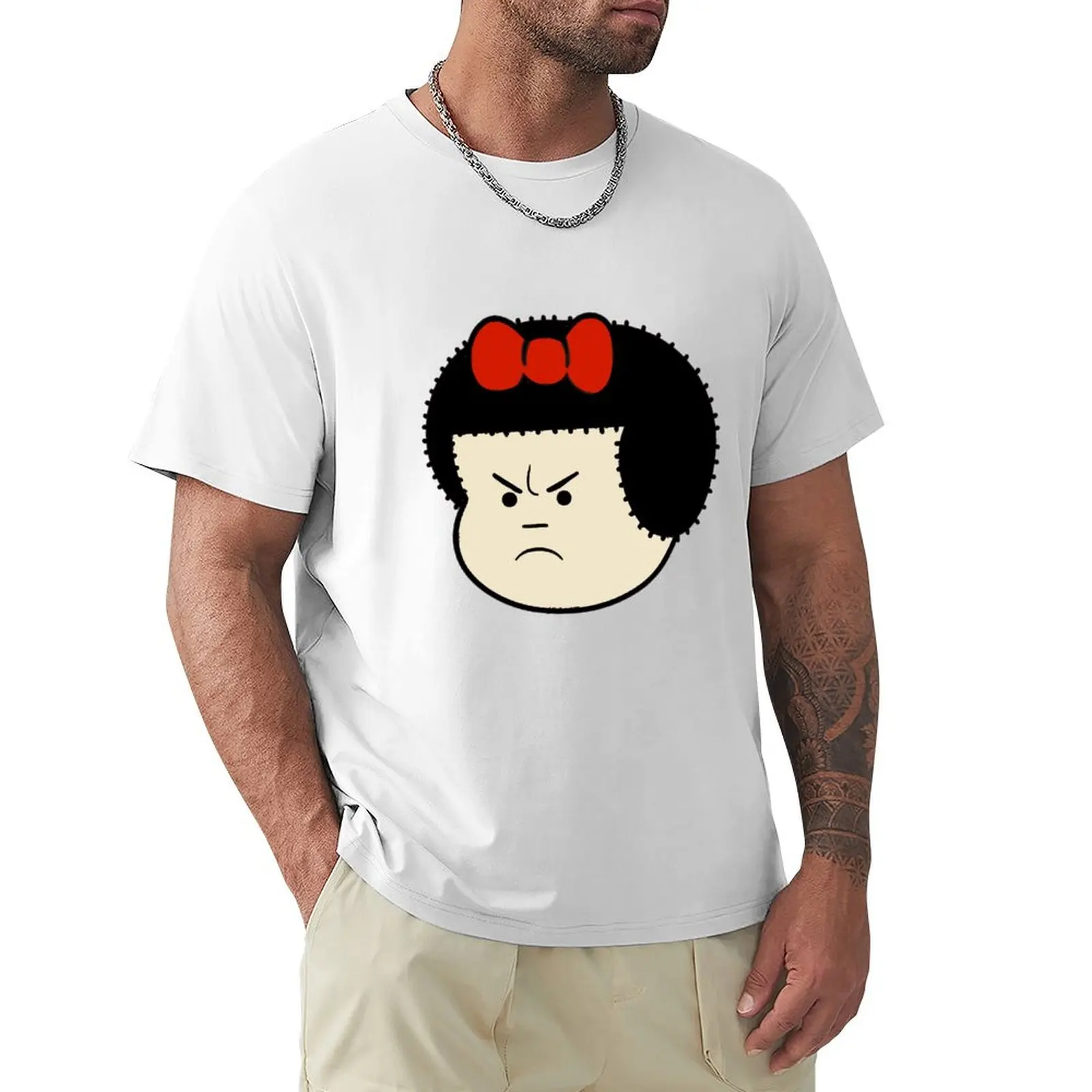 Nancy fritz ritz comic strip T-shirt boys whites hippie clothes sweat blacks plain black t shirts men