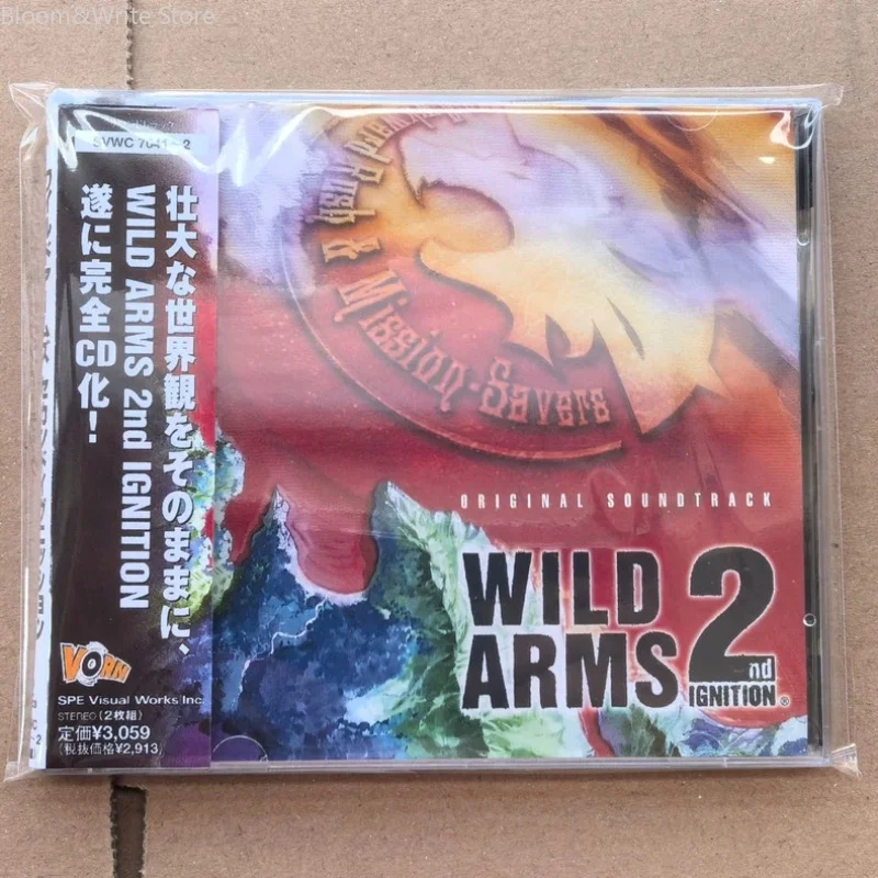 adventure-anime-wild-arms-2nd-ignition-original-soundtrack-ost-2cd-set-music-record-car-soundtracks-box-fans'-music-gifts