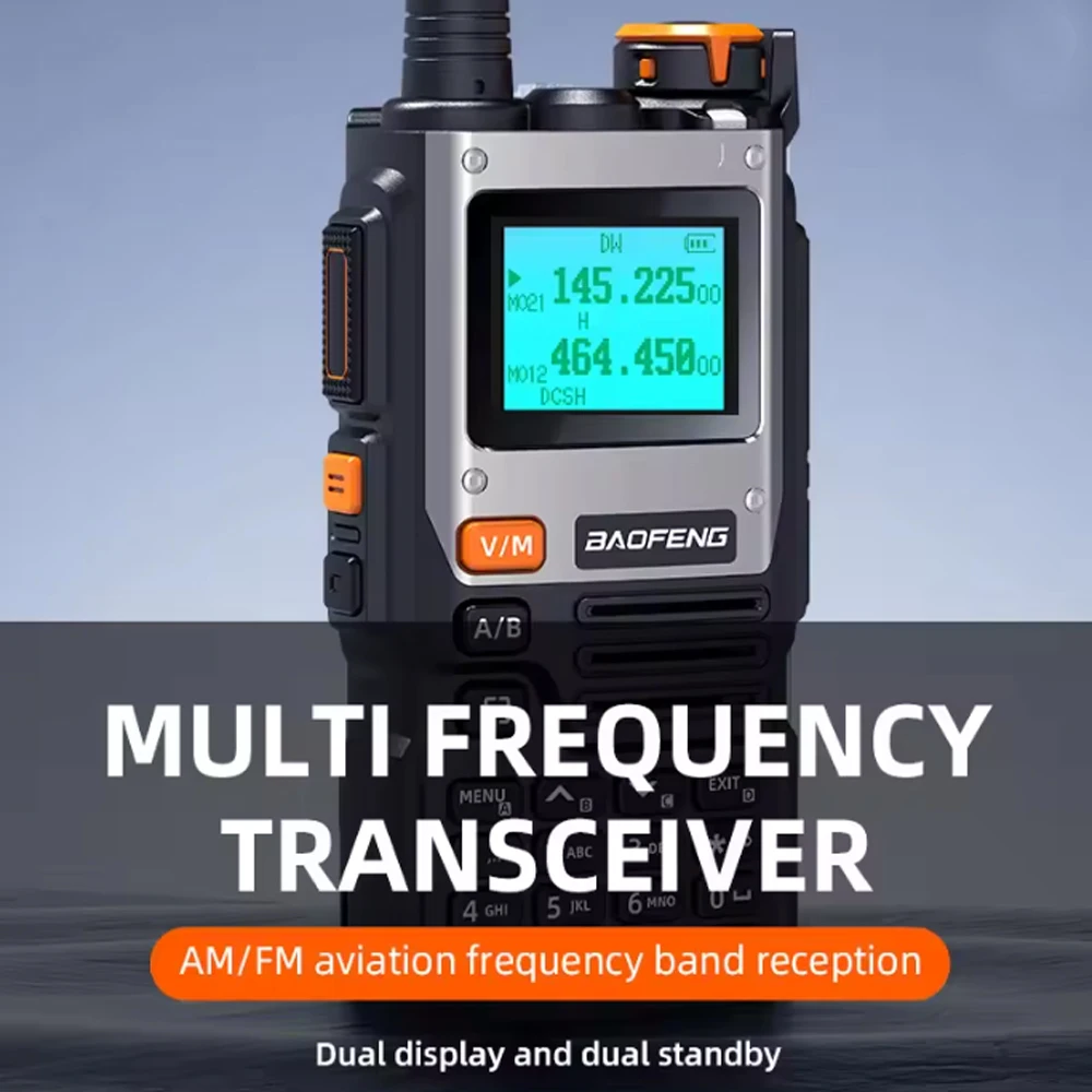 Baofeng UV K61 Walkie Talkie Multi Band Wireless Kopierfrequenz 999CH Typ-C DTMF Long Range NOAA UV-5R UV K6 K5(8) Amateurfunk