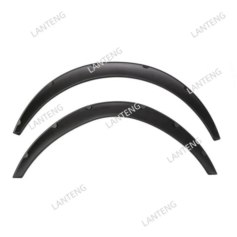 سيارة درابزين مشاعل الطين غطاء عجلة حماية ل D0dge ماغنوم اضافية واسعة طقم الجسم مرنة عجلة قوس واقيات الطين الأسود #4