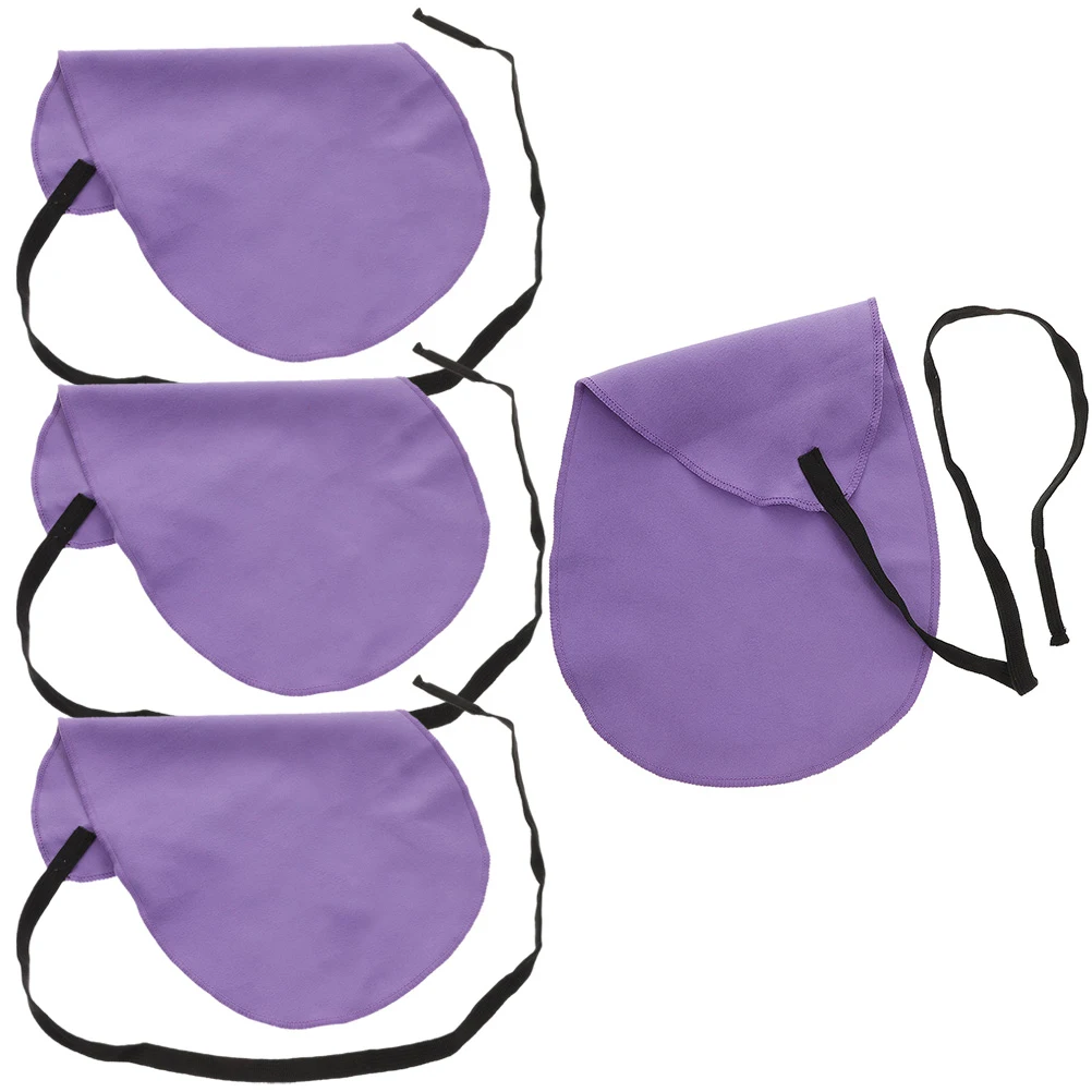 

4 Pcs Clarinet Cleaning Cloth Faux Suede Drying Tool Wiping Care Saxophone Flute Wind Instrument Maintenance Practical