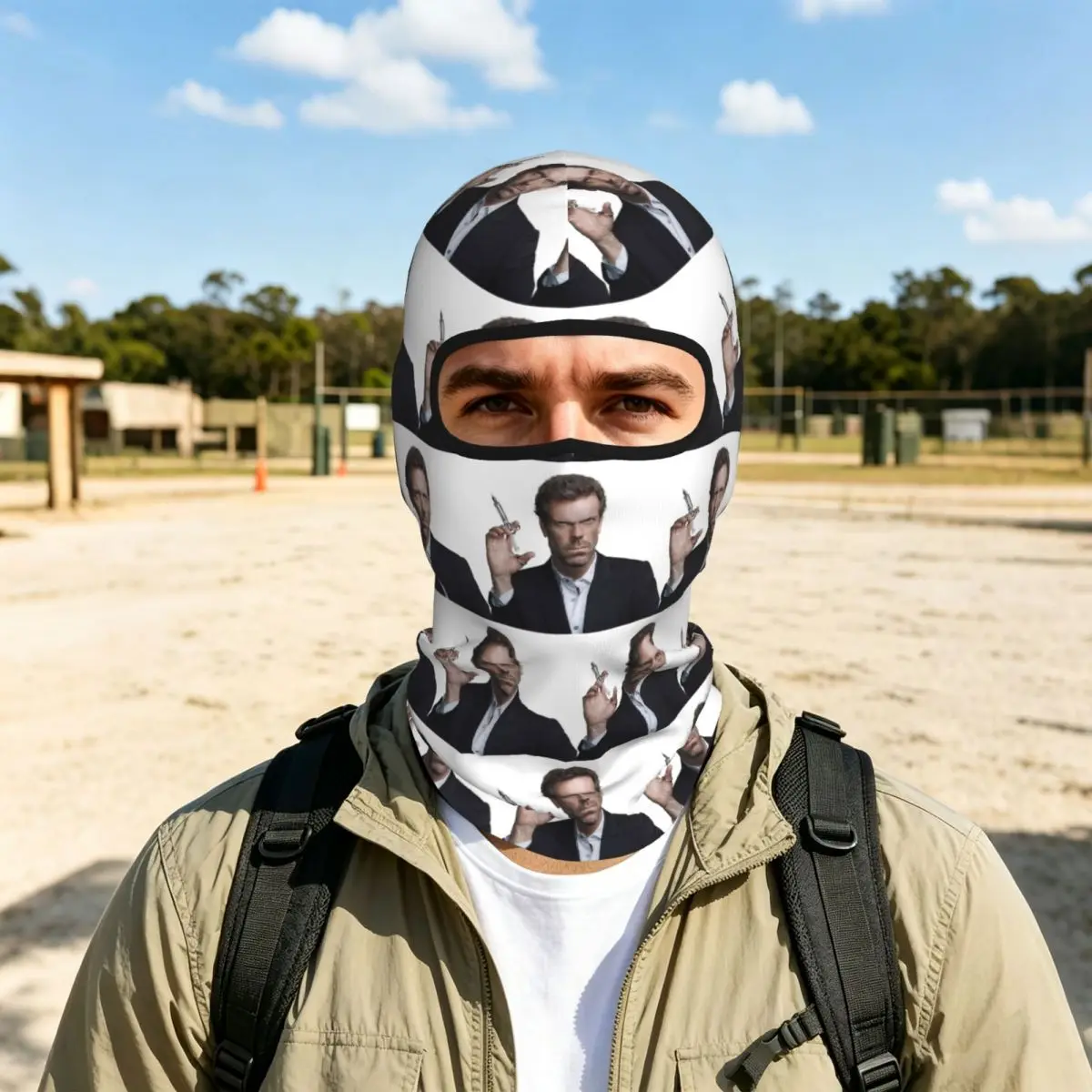 House MD Breathable Thin Balaclava Full Face Mask Sun Protection Neck Gaiter For Motorcycle Fishing Outdoor