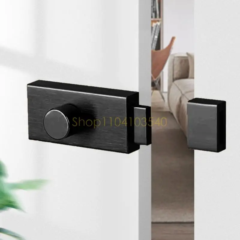 02DC Robustes Aluminium -Türhaken mit einfachen Designs Dool -Riegel für DIY -Enthusiasten