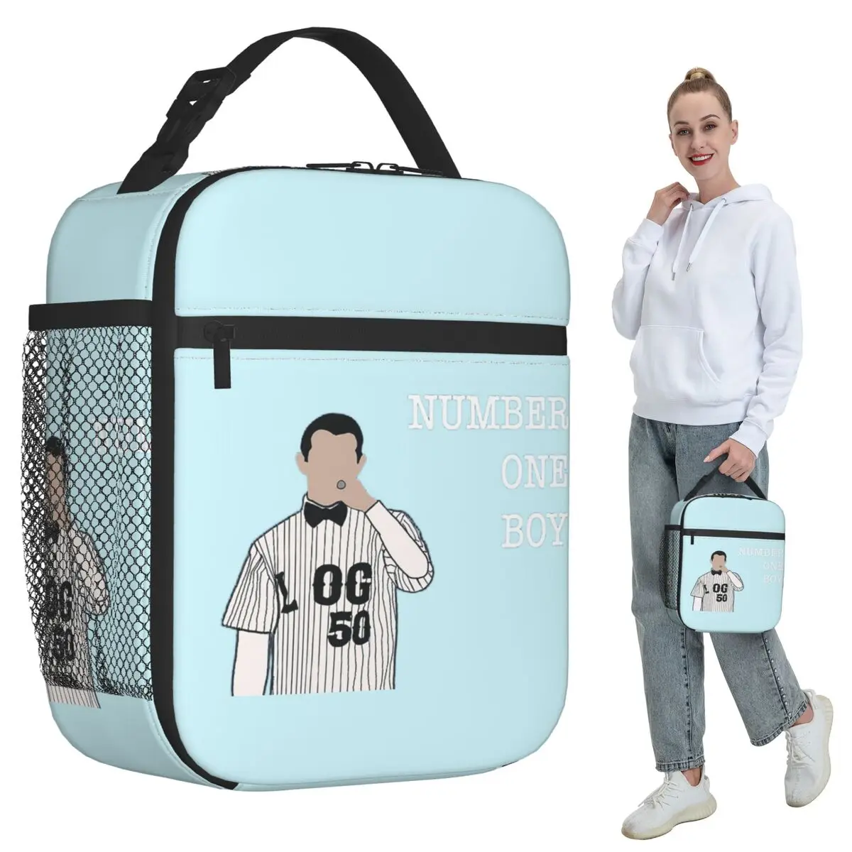 Kendall Roy Succession Minimalist Inspired Print Insulated Lunch Bag Thermal Food Box Tote Leakproof Lunch Boxes Container