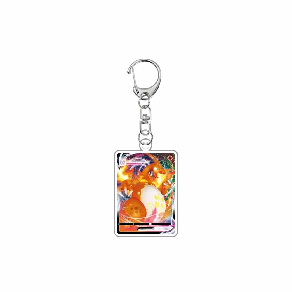 Anime Cartoon Key Chain Pokemon Venusaur Sylveon Charizard Articuno Acrylic Keychain Pendant Decoration Accessories Gift