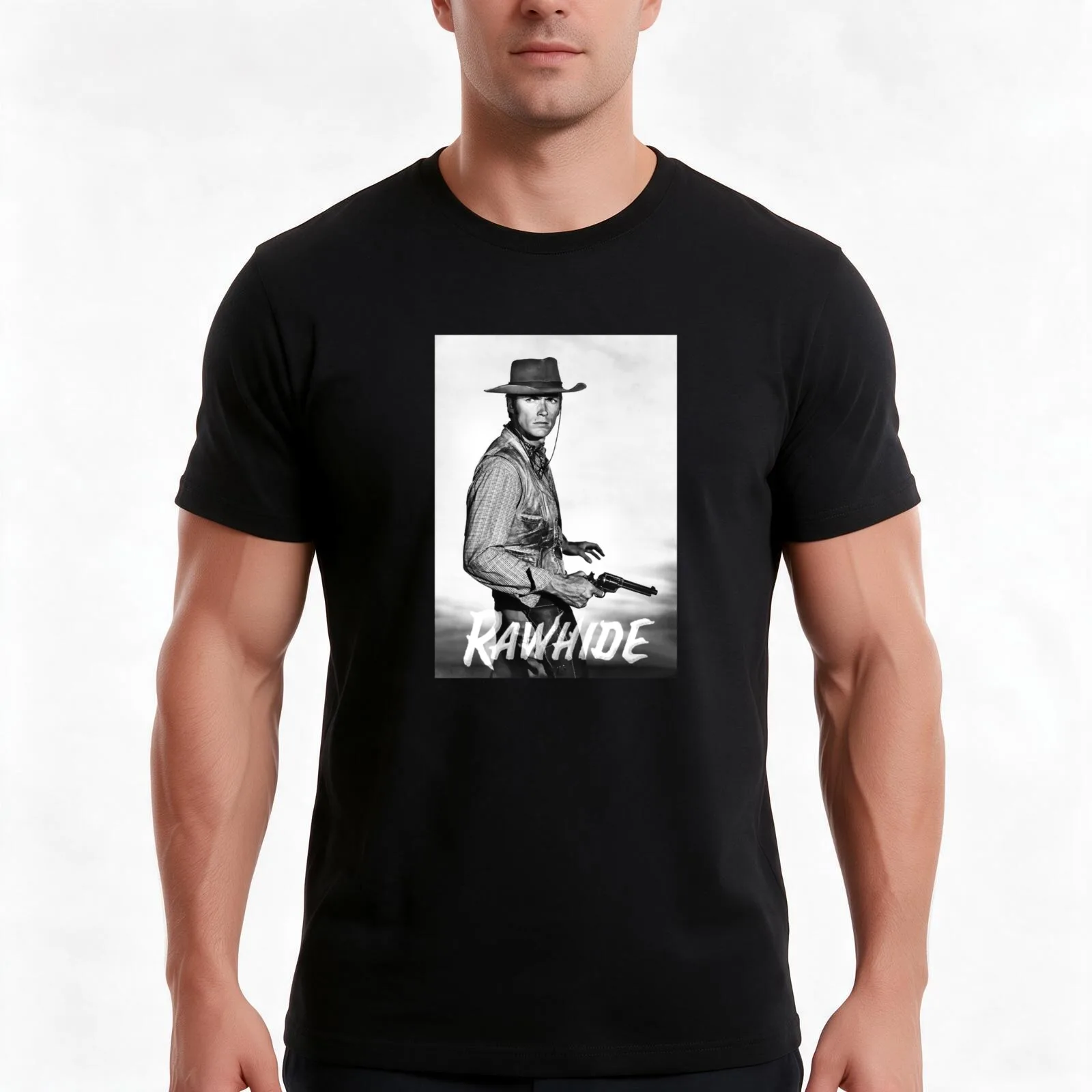 Rawhide! cowboy s T-Shirt Summer Casual Cotton Tee Oversized Streetwear Tops Vintage Graphic Print Loose Fit Short Sleeve