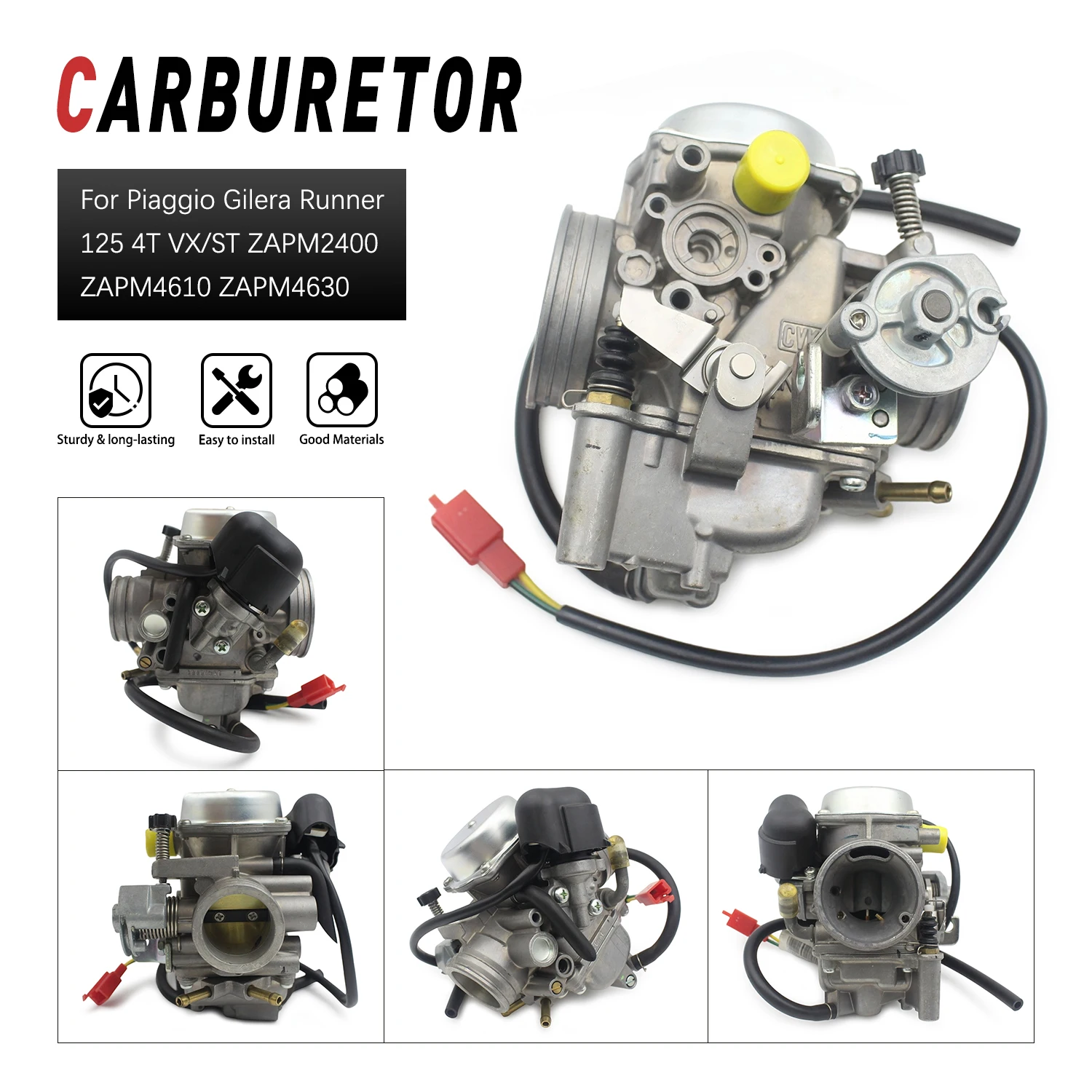 Carburetor For Gilera Runner 125 VX ST 4T E3 CM128218 CM128214 CM128203 CM128216 CM128211 CM128201 Accessories Moto