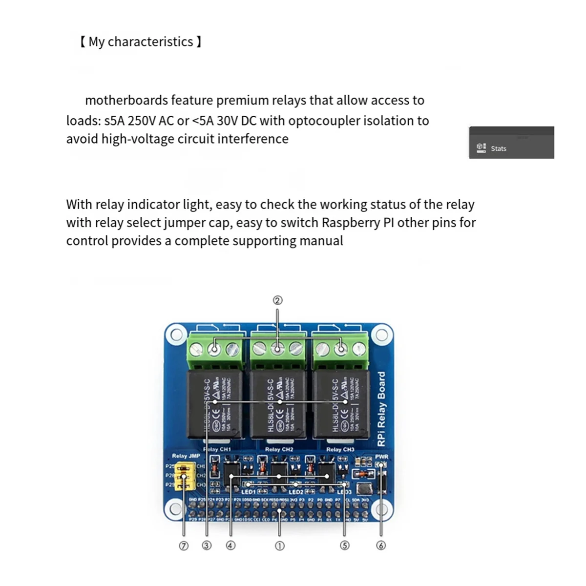 Papan ekstensi Relay 3 saluran, untuk Raspberry Pi 5/4B dengan isolasi Optocoupler untuk Raspberry Pi 5 4B 3B + 3B Zero 2W