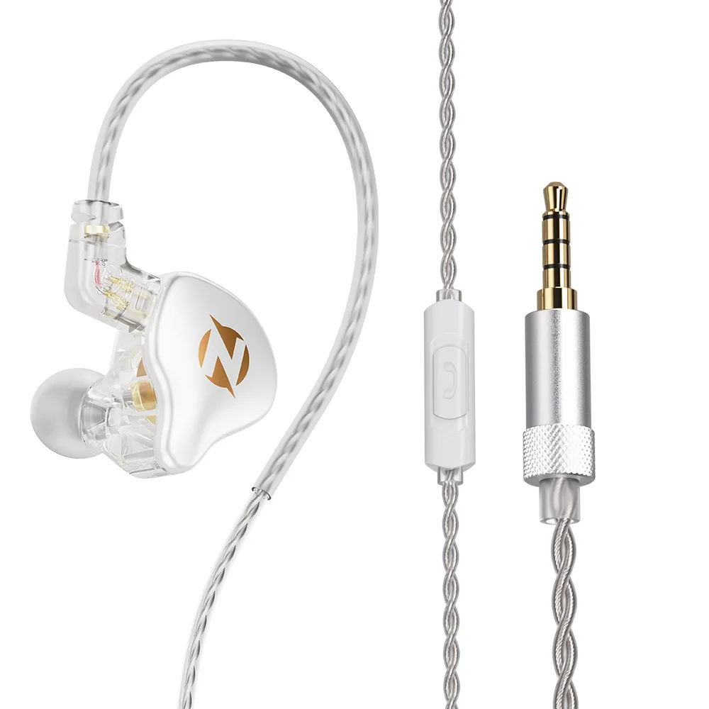 QKZ AK9 PRO In Ear Wired Earphones Hifi Sound Dynamic Driver With Mic Inline Control Lightweight Resin For Music Gaming Sports