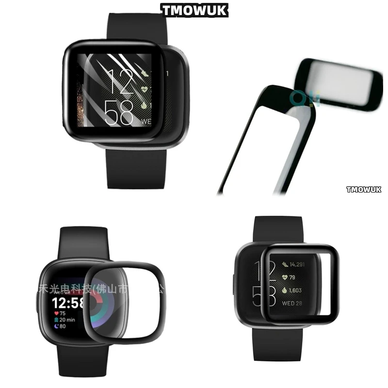 

For Fitbit Sense 2 Versa3 2 4 Inspire 3 Charge 6 5 Full Cover Screen Film Anti - Scratch 3D Curved Soft Flexible