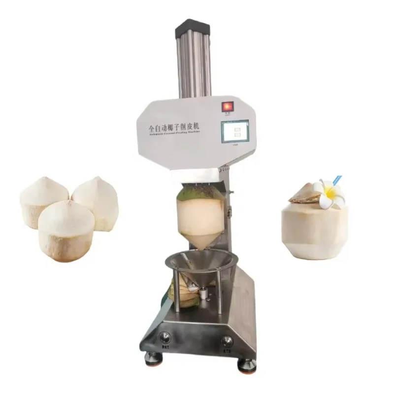 Commercial  High Productivity Coconut Peeler Dehusking Machine With 750W Motor 220V