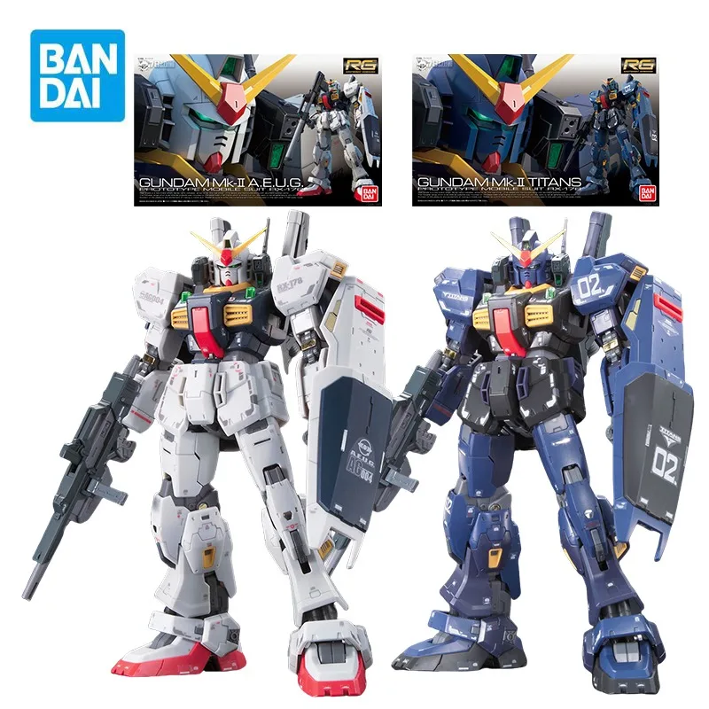 

BANDAI RG 1/144 RX-178 Gundam Mk-ⅡMark-2 (TITANS / A.E.U.G.) Action Figures Prototype Mobile Suit Gundam Z Anime Model Kit