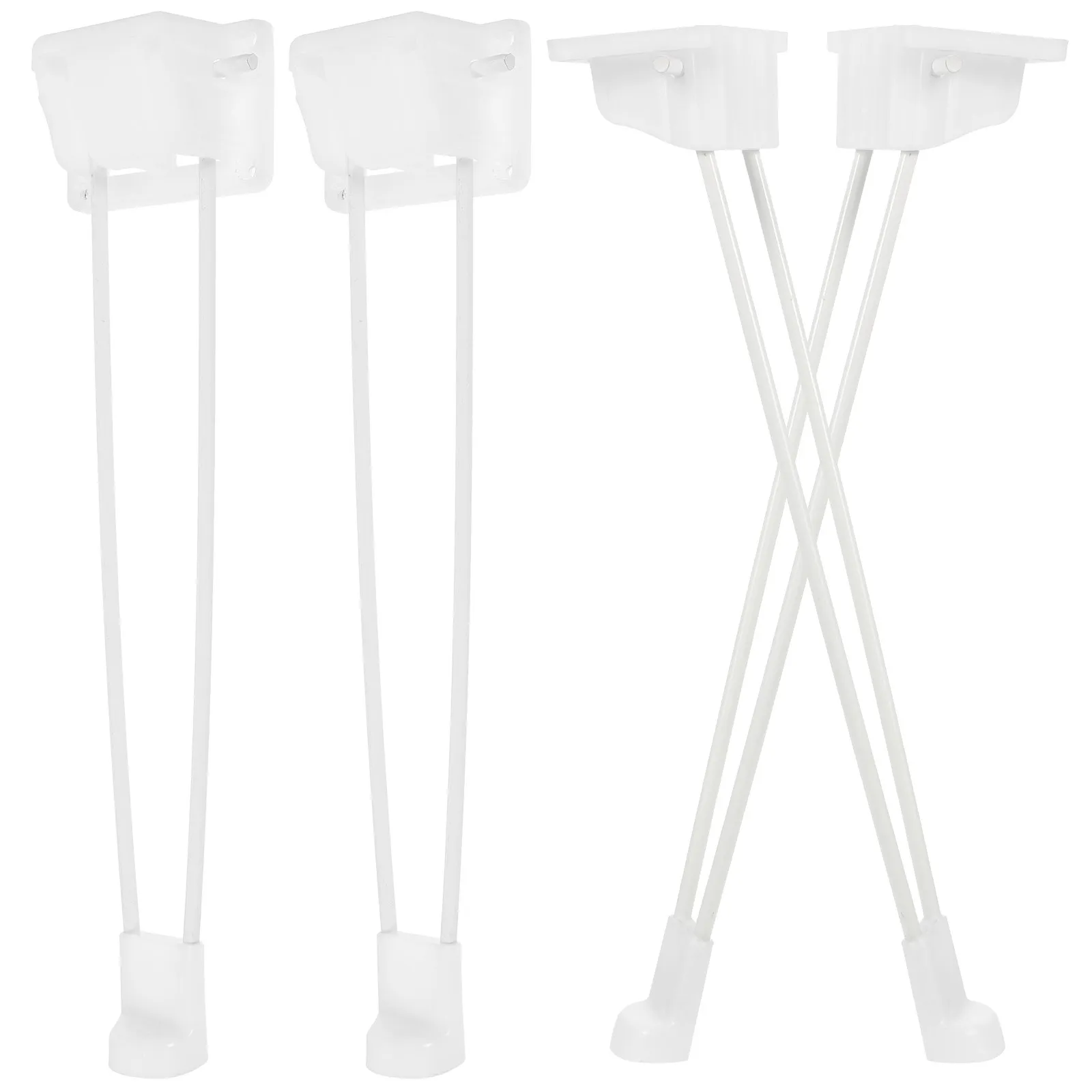 4Pcs Heavy Duty Metal Folding Table Legs Hairpin Suitable for Coffee Table Desk Furniture Repair Hardware Accessories