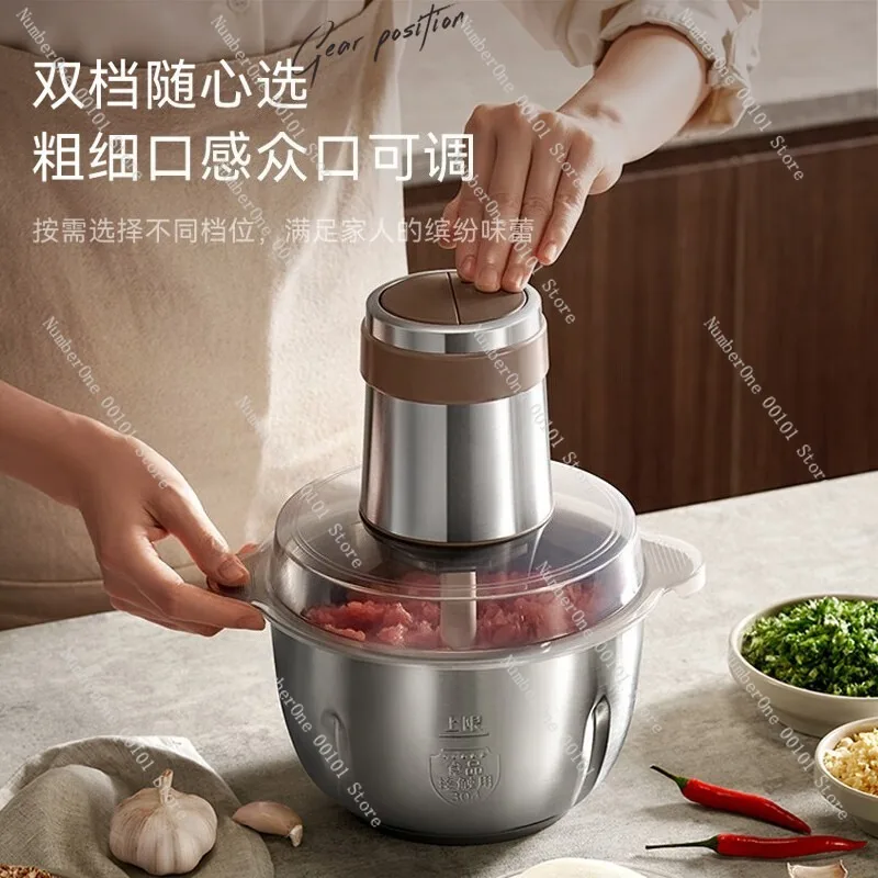 Household meat grinder,large capacity,small blender,multi-function stainless steel electric food processor