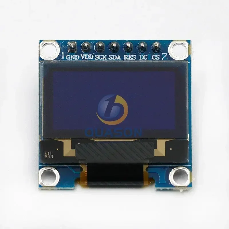 Module d'affichage oled blanc série IIC 0.96 pouces, 12864x64, I2C, SSD1306, écran LCD, GND, VDD, SCK, SDA, pour Arduino