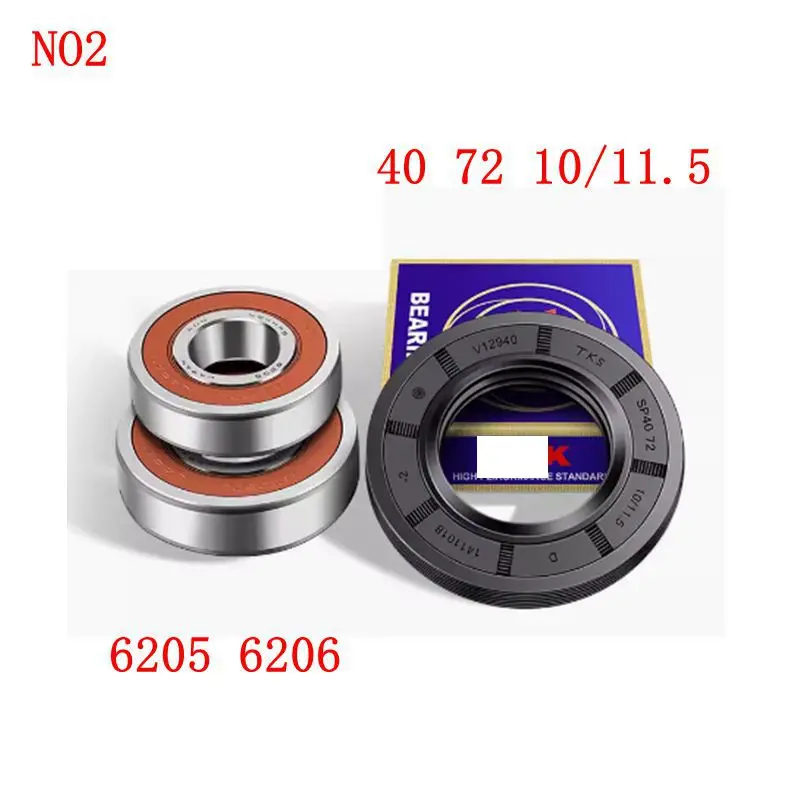 For Haier drum washing machine Water seal and bearings 6203 6204 6205 6206 6207 6305 6306 6307 Oil seal Sealing ring parts