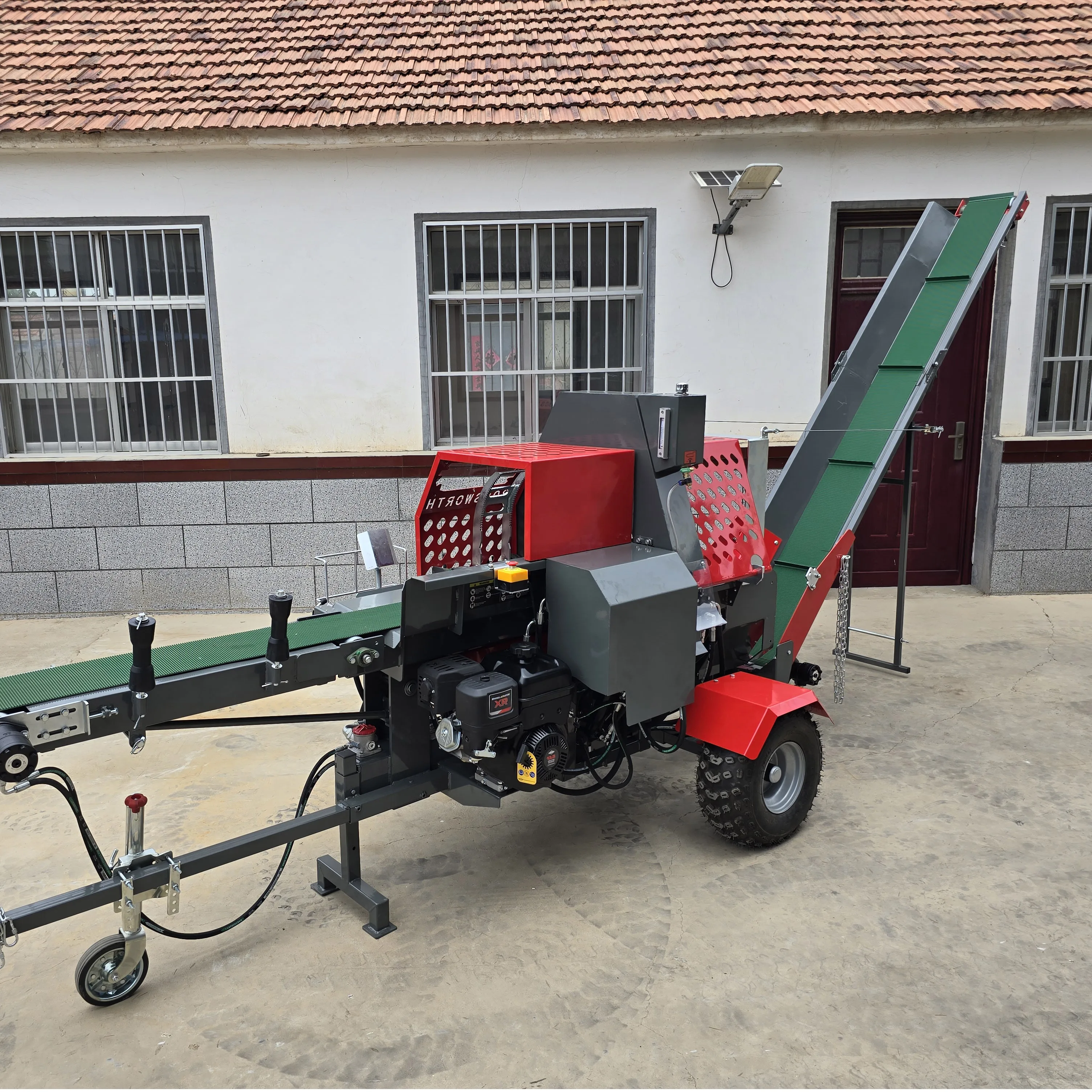 Customized Fire Wood Processing Machines Wood Splitter Wood Processor Firewood Processor