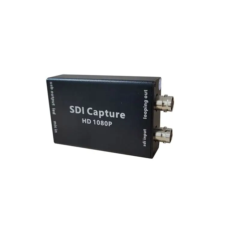 A31T SDI to USB Converter Adapter 1080P BNC for Monitor HD TV Camera UVC/UAC Standard Video Capture Card Plug and Play