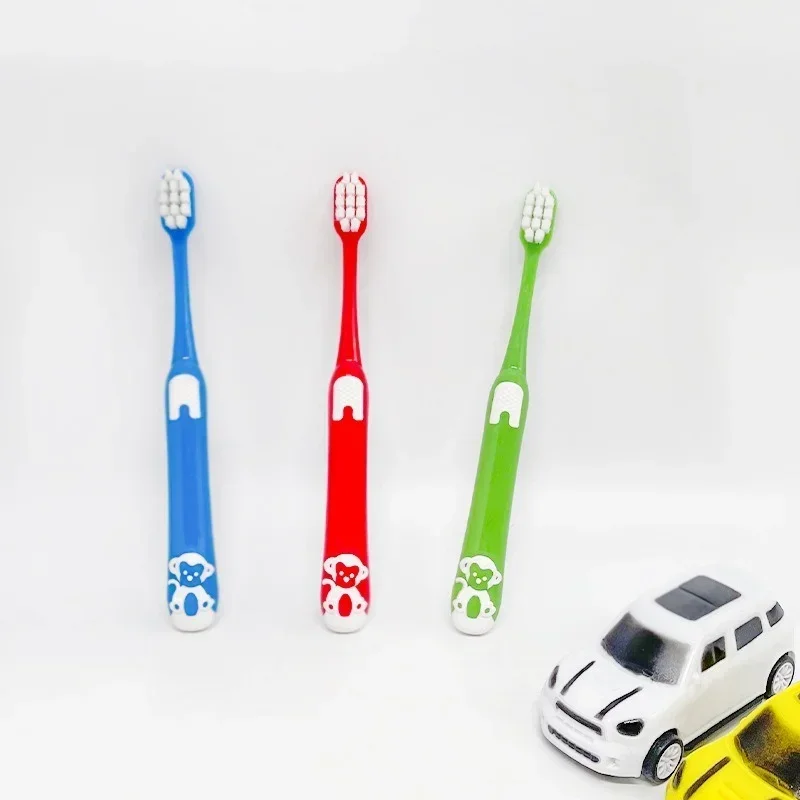 4Pcs/ Baby Toothbrush Children Soft Bristles Cute Toothbrush Teethers Soft Silicone Baby Brush Kids Teeth Oral Care Cleaning