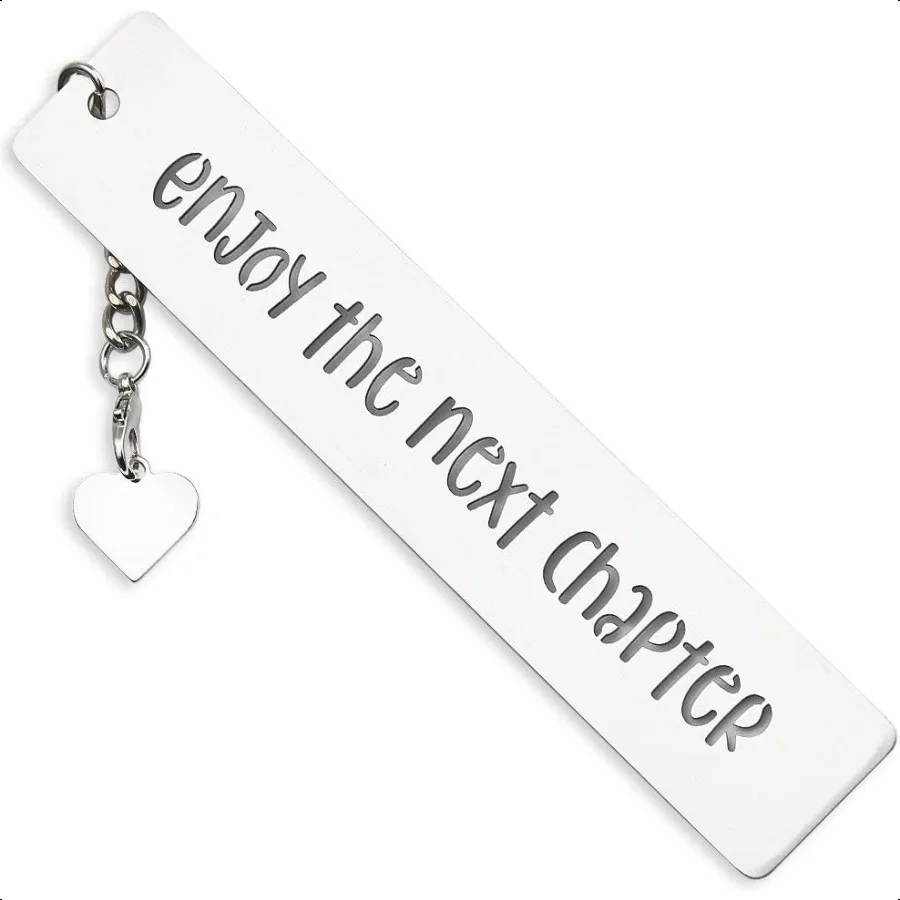 

Enjoy The Next Champer Inspirational Bookmark Gift for Women Coworker Writers Book Lovers Retirement Gifts for Women Men CoWork