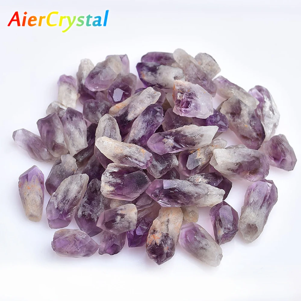 100g Natural Amethyst Teeth Raw Stone Crystal Raw Points Bulk Gemstone Reiki Healing Mineral Amethyst Specimen Crafts Home Decor