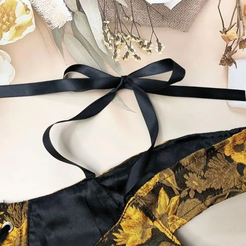 النفط اللوحة طباعة هيكل السمكة بوستير تأثيري مشد تنفس Laceup Cincher Y166