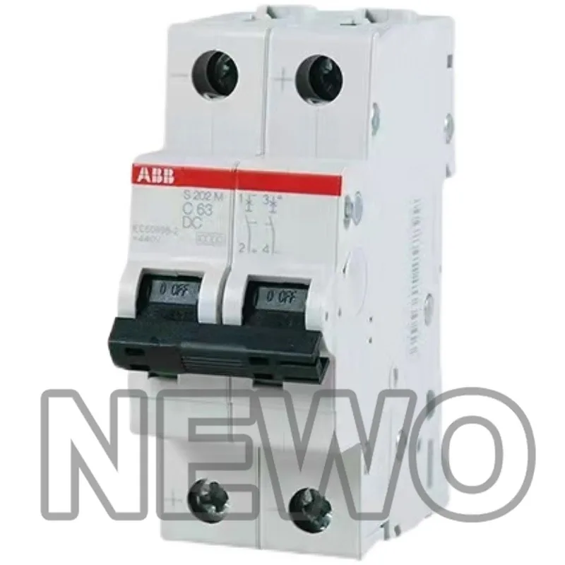 Original ABB DC Circuit Breaker S200M DC Series 1P 2P 4P 1A 2A 3A 4A 6A 10A 16A 20A 25A 32A 40A 50A 63A