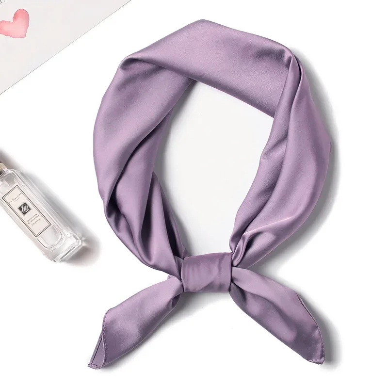 Luxury Brand Silk Skinny Scarf Women Hair Bands Fashion Headband Shawls Wraps Ladies Kercheif Neck Tie Female