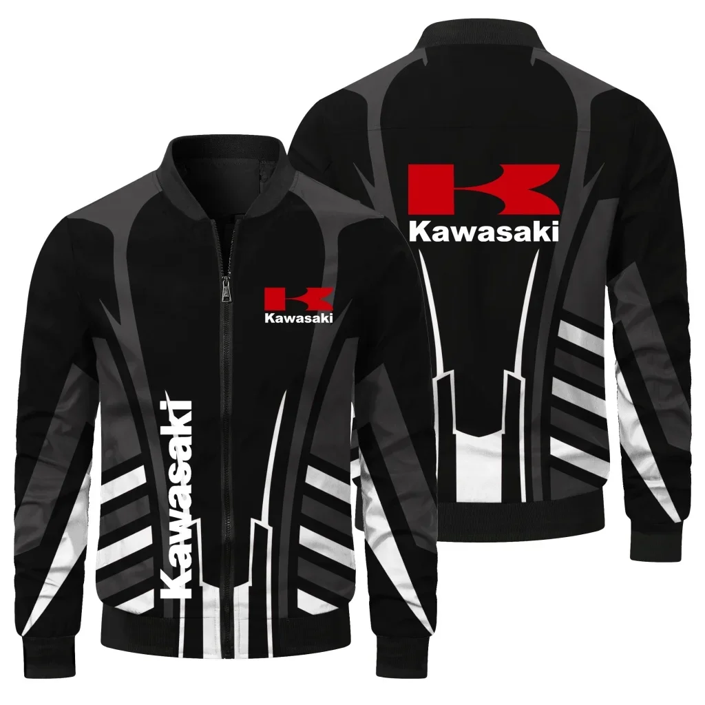 

Мотоциклетная куртка Kawasaki, ветровка, мужская и женская одежда для велосипеда, повседневная велосипедная куртка в стиле Харадзюку, спортивная одежда для гонок