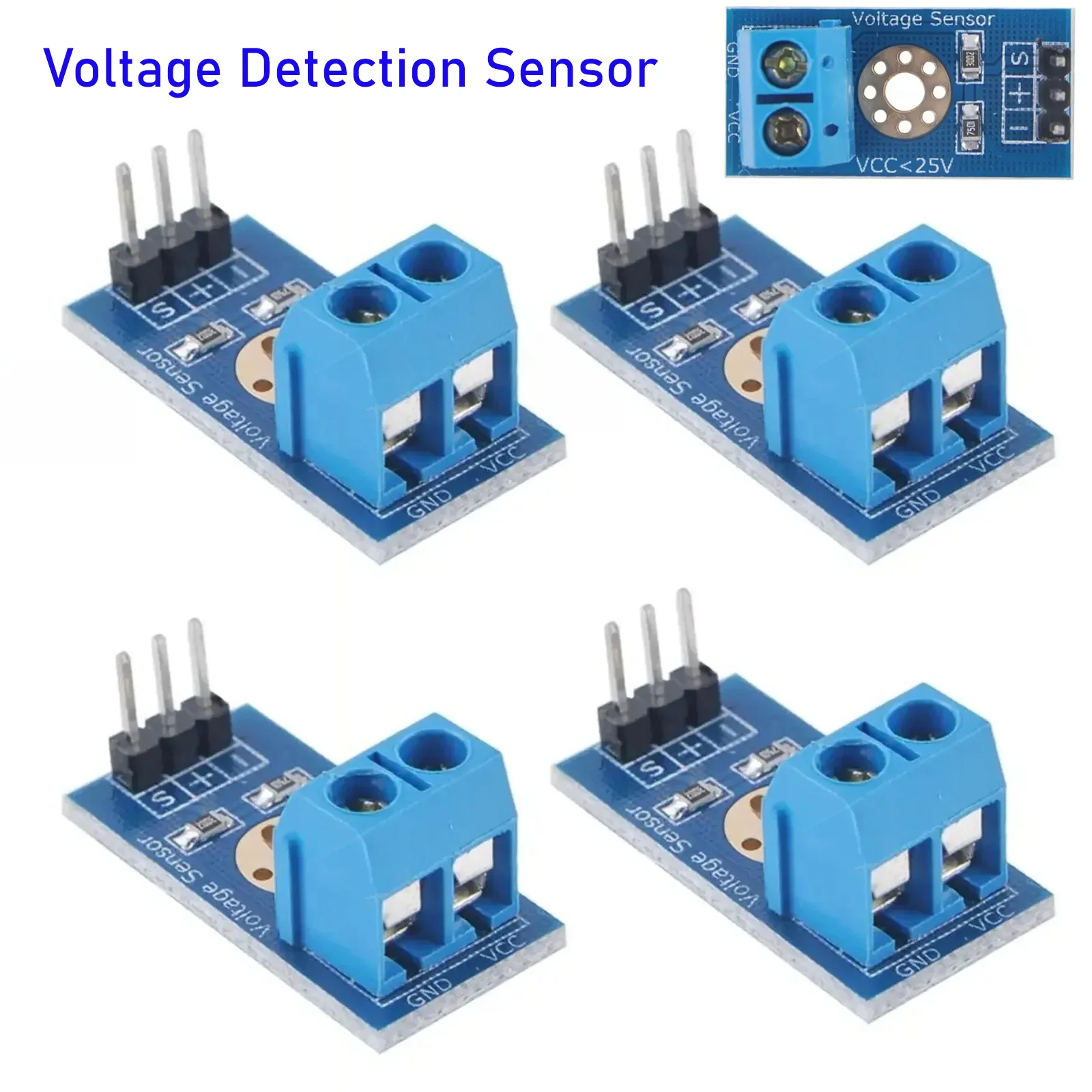1/2/5/10PCS DIYmall 10pcs Voltage Detection Sensor Module DC 0-25V Electronic Bricks for Arduino Development Board