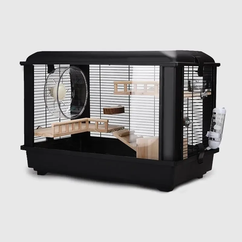 Cage hamster cage 60 column base cage acrylic transparent plate ornamental transparent door