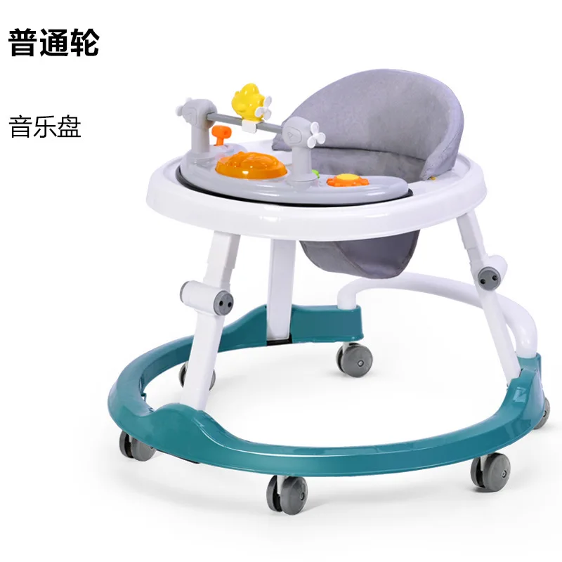 Baby Walker Anti-O-leg Multi-functional Anti-fall and Anti-rollover Walker Trolley