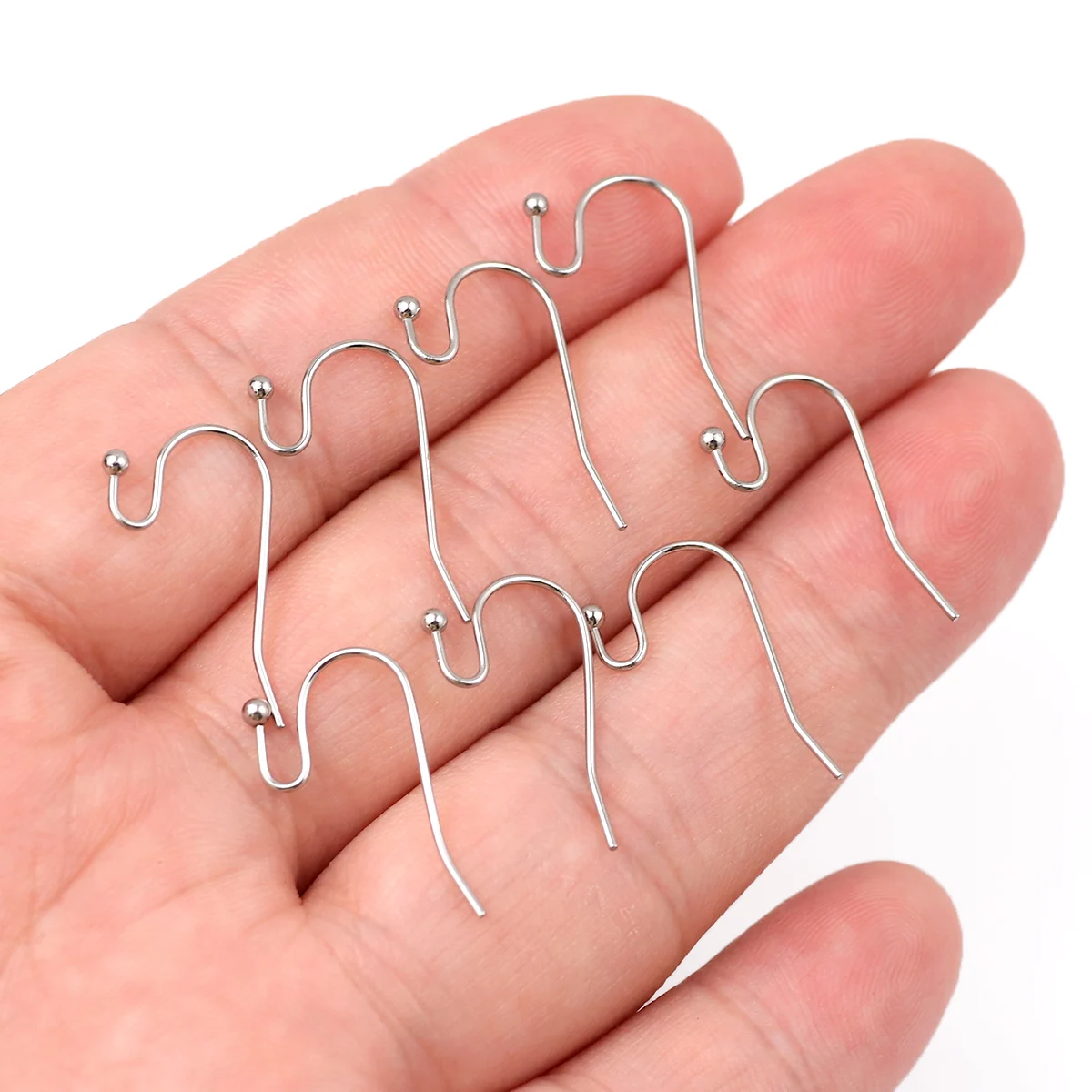 

100pcs/lot 22x12x2mm DIY Earring Findings Earrings Clasps Hooks Fittings DIY Jewelry Making Accessories Hook Earwire Jewelry
