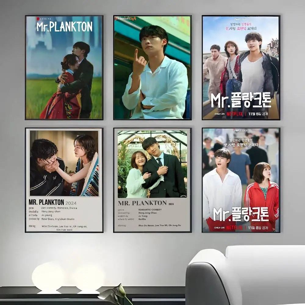 Popular Korean Dramas Mr.Plankton Poster Sticky Wall Art Printing