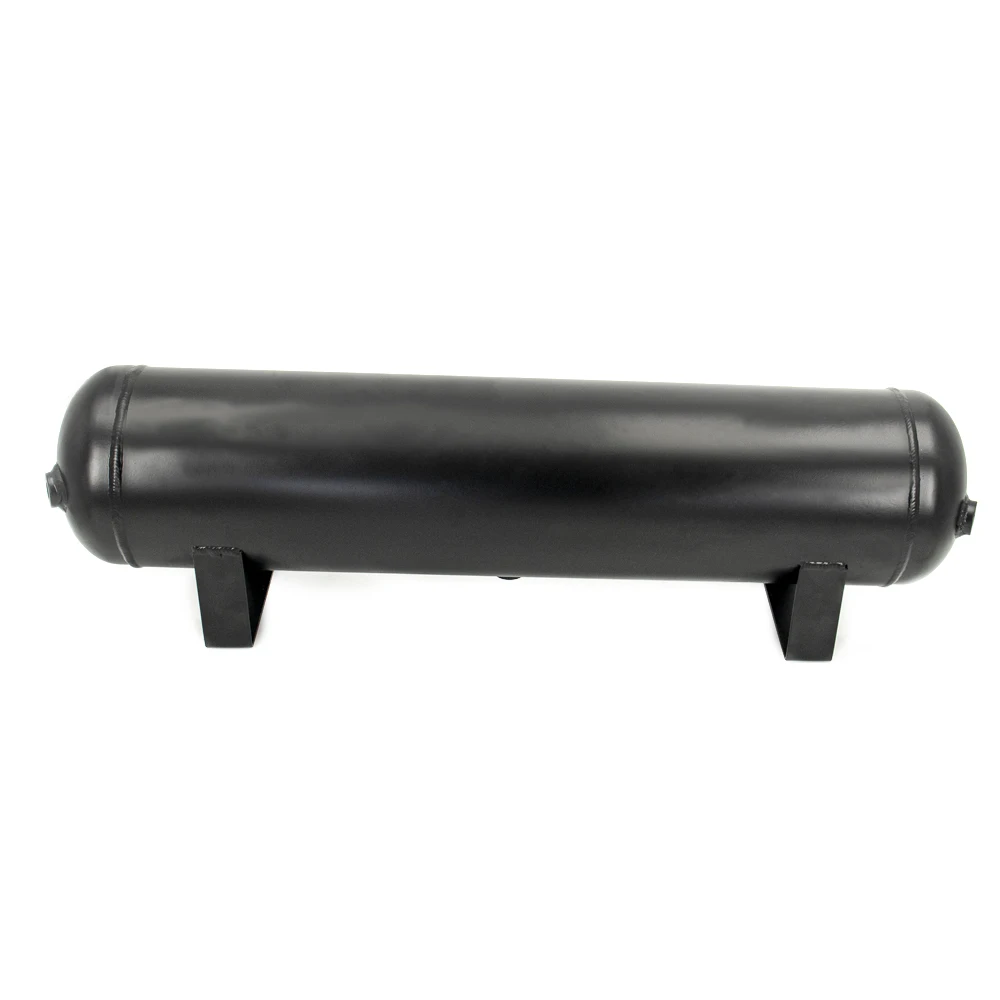 

5 Gallon Aluminum Air Horn Tank Pneumatic Cylinder Air Suspension System Black 1/4 NPT Holes
