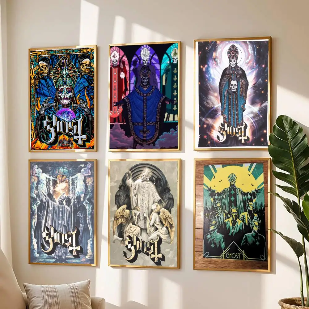 band G-Ghost-T Painting Calligraphy Boho Botanical Decor for Living Room  Elegant Home Style