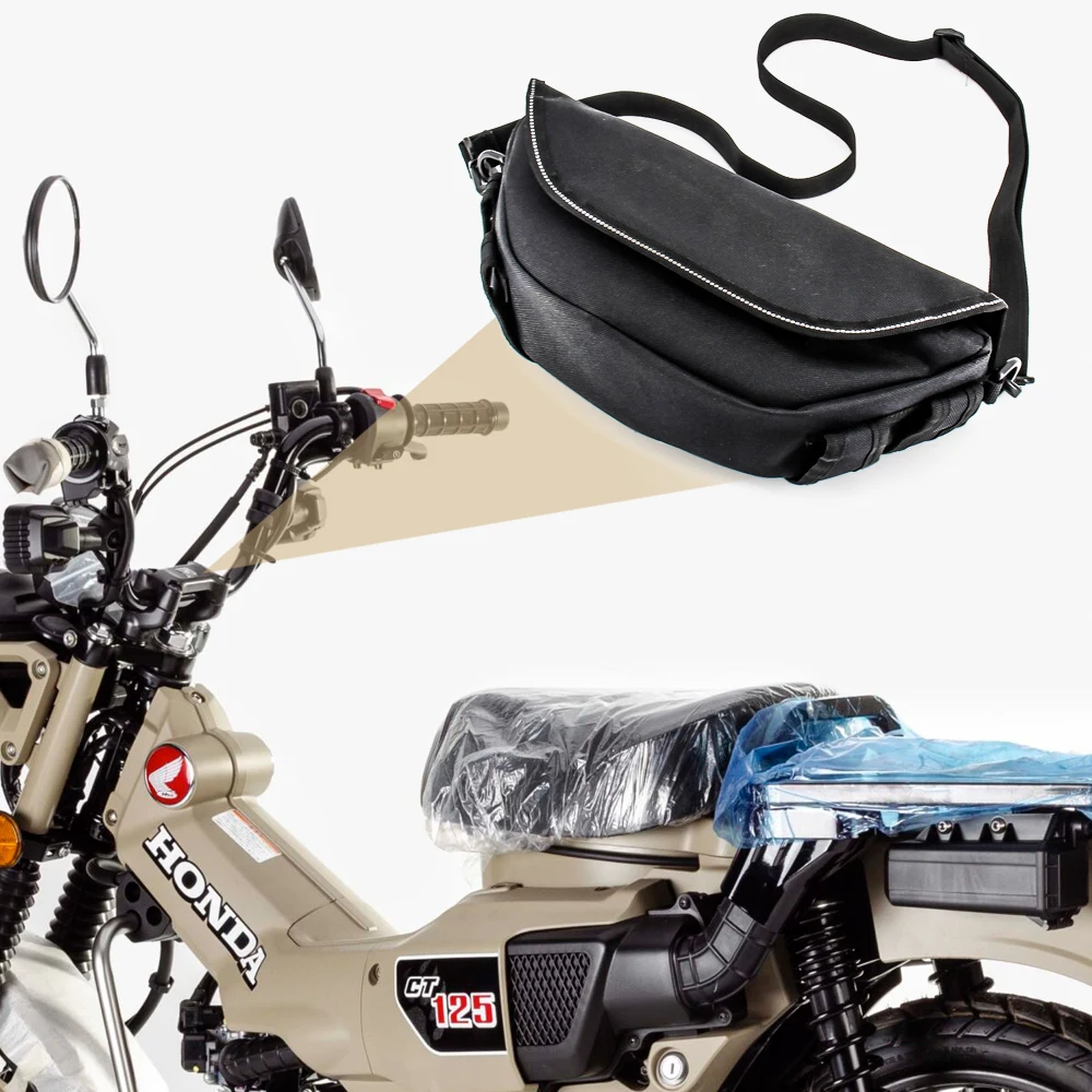 Motorcycle handlebar travel navigation bag For Honda Hunter Cub CT125 2019 2020 2021 New bag modern waterproof