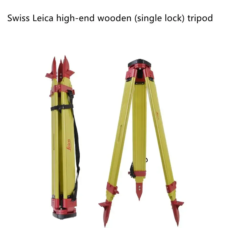 Wooden Level Tripod Total Station Theodolite Level Tripod Surveying and Mapping Support Tools Accessories Measuring Instruments