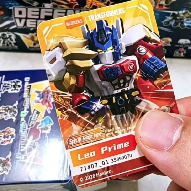 

Blokees Genuine New Transformers Vol 7 Defender Star Edition Blind Box Pocket Collectible Action Figure Adult Collection Gift