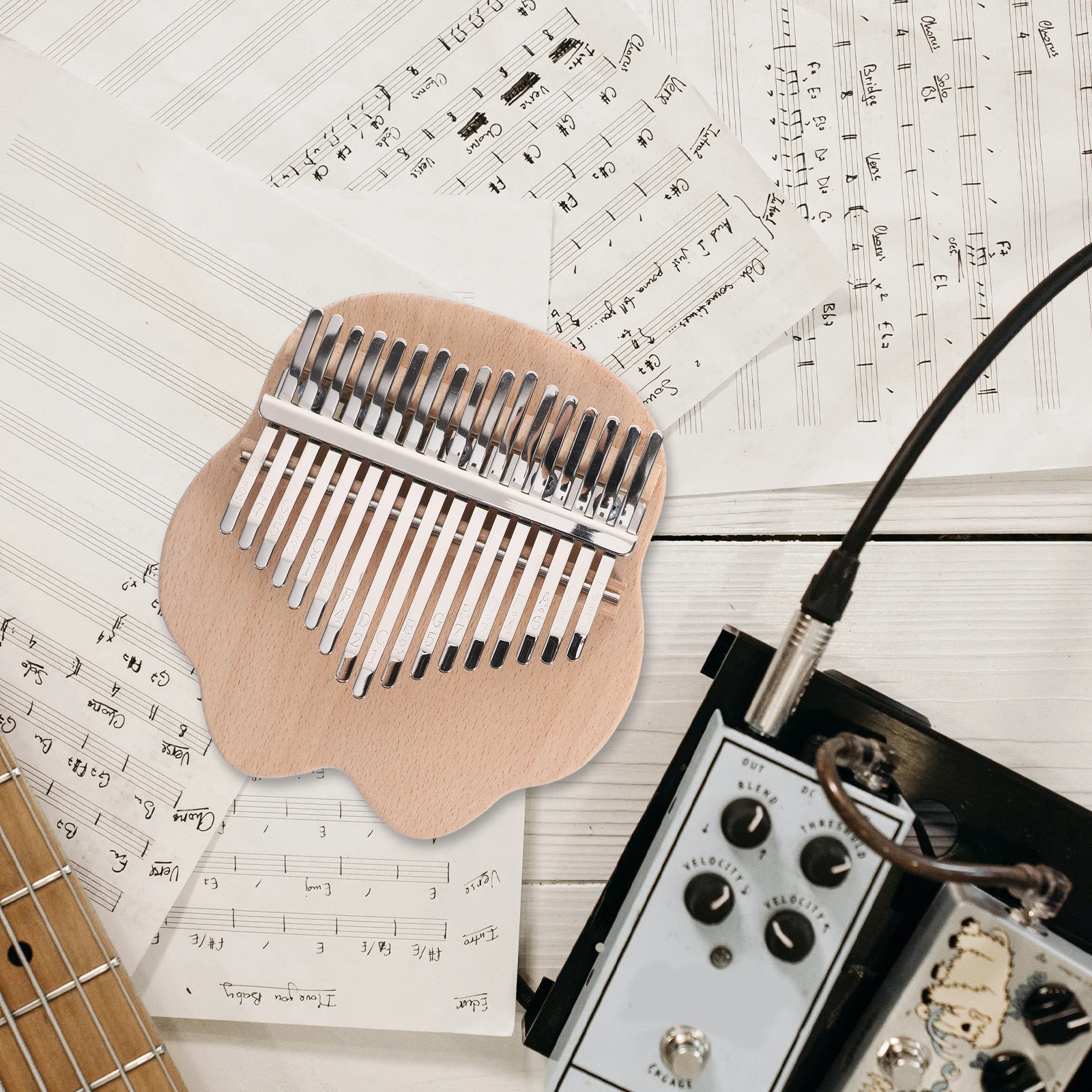 

Portable Finger Piano Musical Instruments Kalimba for Beginner Thumb Small