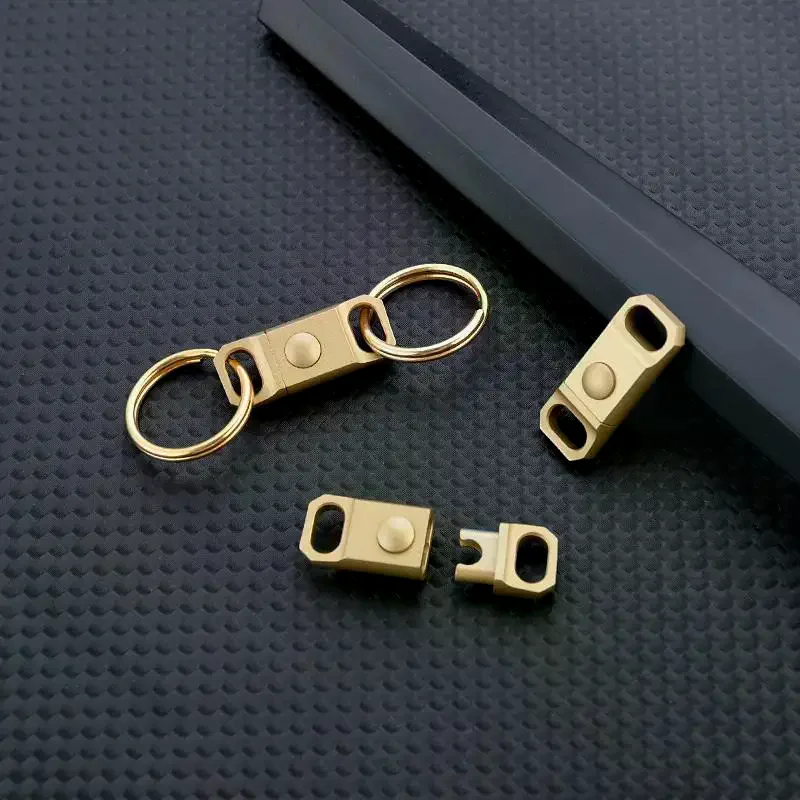 Quick Release Keyring Connecting Buckle Double Headed Quick Pull Buckle 360 Rotating Buckle Mountaineering Buckle