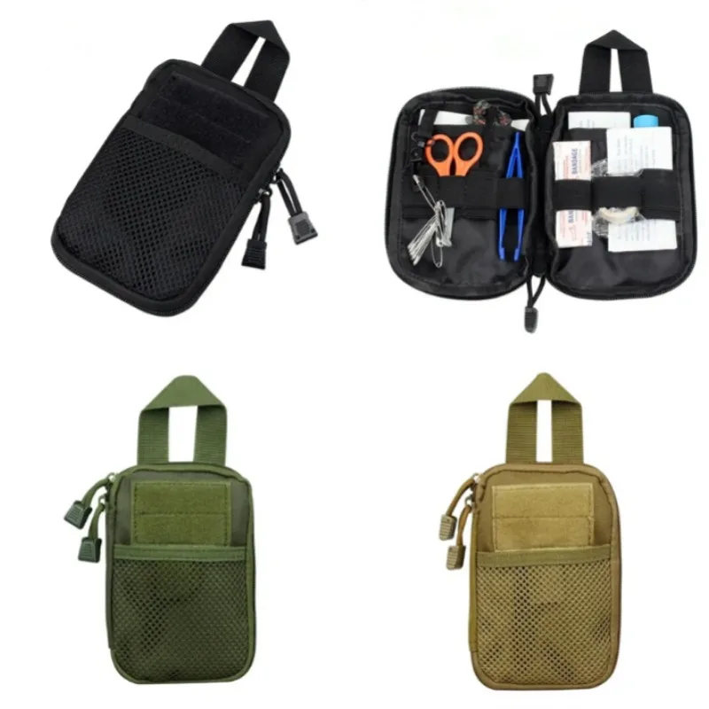 

1000D Nylon Molle Pouch for Mobile Phone Small Waist Bag Portable Medical Case Skate Bag Camping Gear Hiking Accessories