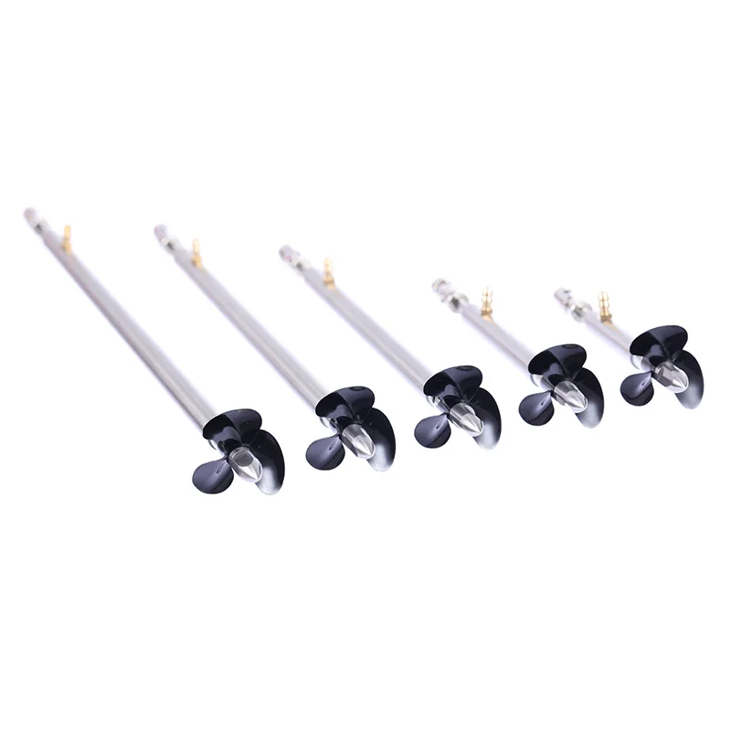 1 Satz einschließlich RC-Boot, 4-mm-Antriebswelle aus Edelstahl + Wellenhülse mit Fettdüse + 3-Blatt-Propeller + Propellermutter + Kardangelenk