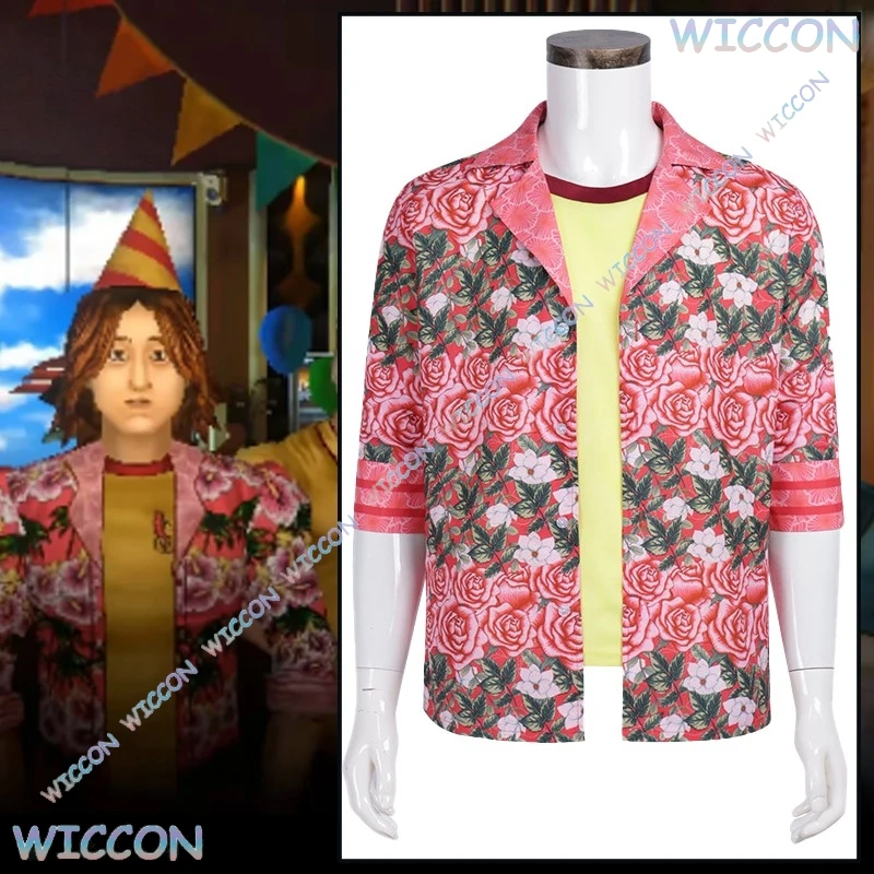 

[YiNuo Store]Game Mouth-washing Cosplay Daisuke Cosplay R-shirt Daisuke Cos Wig Intern Men Cosplay Men Halloween Party Roleplay