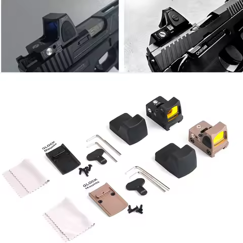 Tactical Metal R*R Red Dot Sight Rifle Reflex Sight Scope 20mm Rail For Airsoft Glock Taurus Pistola G2 G2c G2s G3 PT111