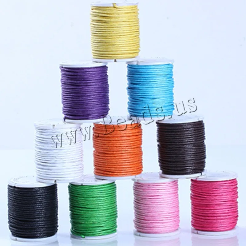 10PCs/Lot 10m/PC Waxed Cord Rope PU Leather Thread Cord String Strap Necklace Rope For Jewelry Making DIY Shamballa Bracelet