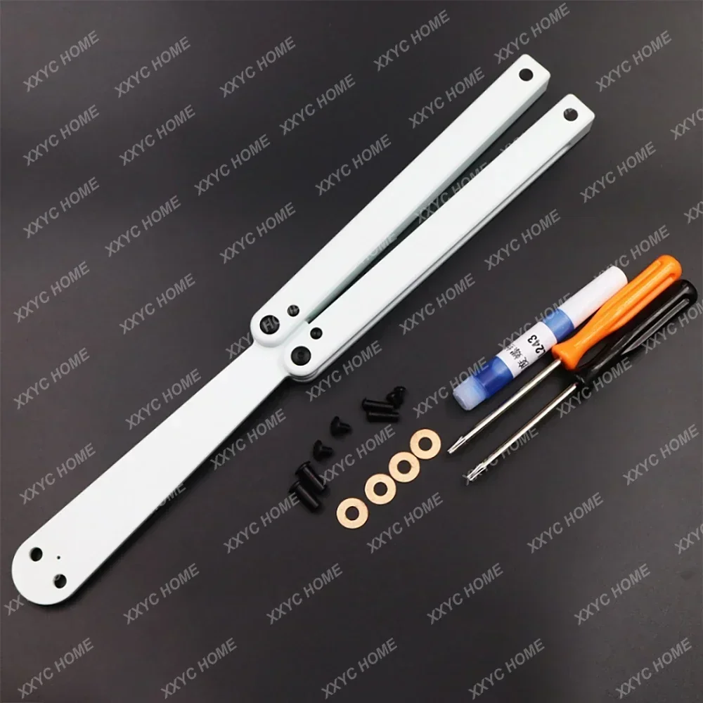 Squid Practice Butterfly Knife Plastic Unshaved Folding Pocket Butterfly Trainer Knife