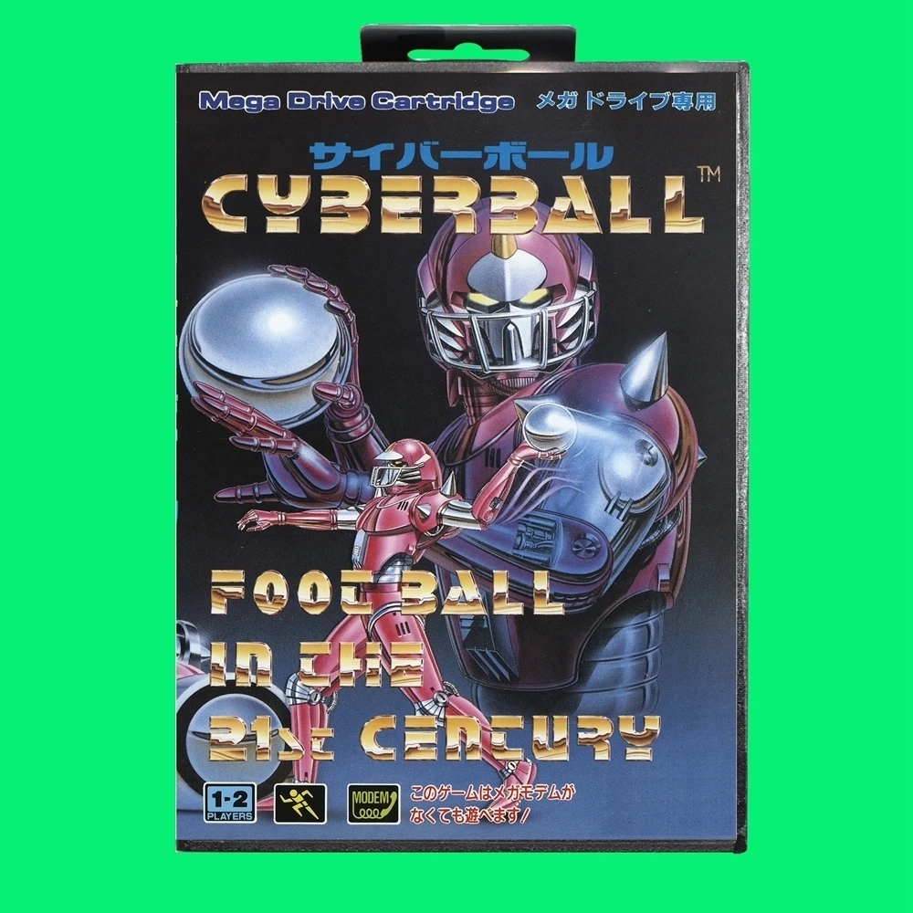 

Cyberball Game Cartridge 16bit MD Game Card With JP Cover Retail Box For Sega Mega Drive