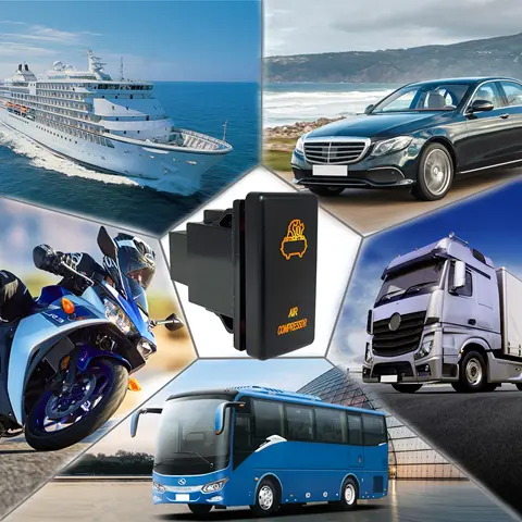 Dual Orange Led Push Button ON OFF 48 x 24mm For Car Marine Boat Toyota Amarok Carling ARB Style Auto Replacement Camper Parts 6 best sales arb 4x4 - №5